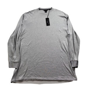 Shaquille O'Neal Sweater Mens 4XLT 4XL Big Tall‎ Light Grey Crewneck